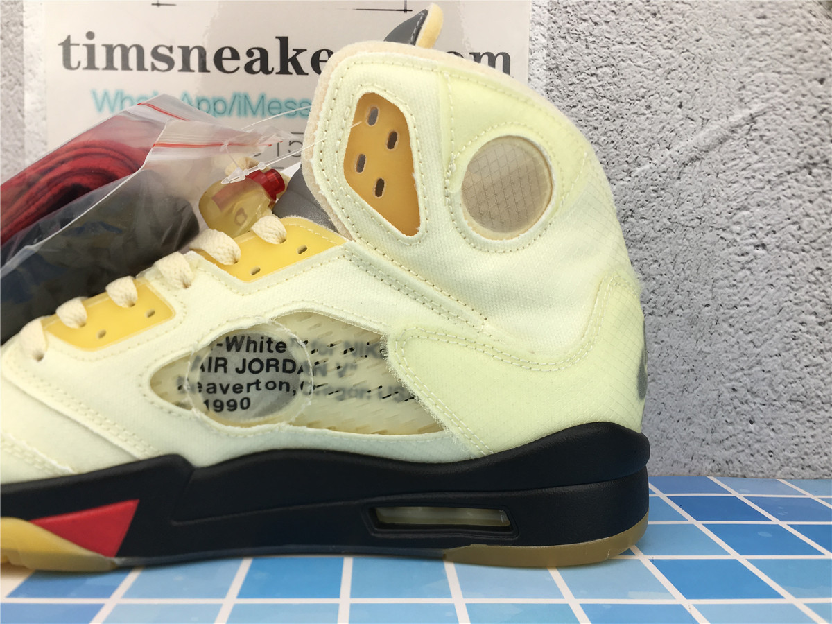 OG Batch Off-white x Air Jordan Retro 5 SP DH8565 100